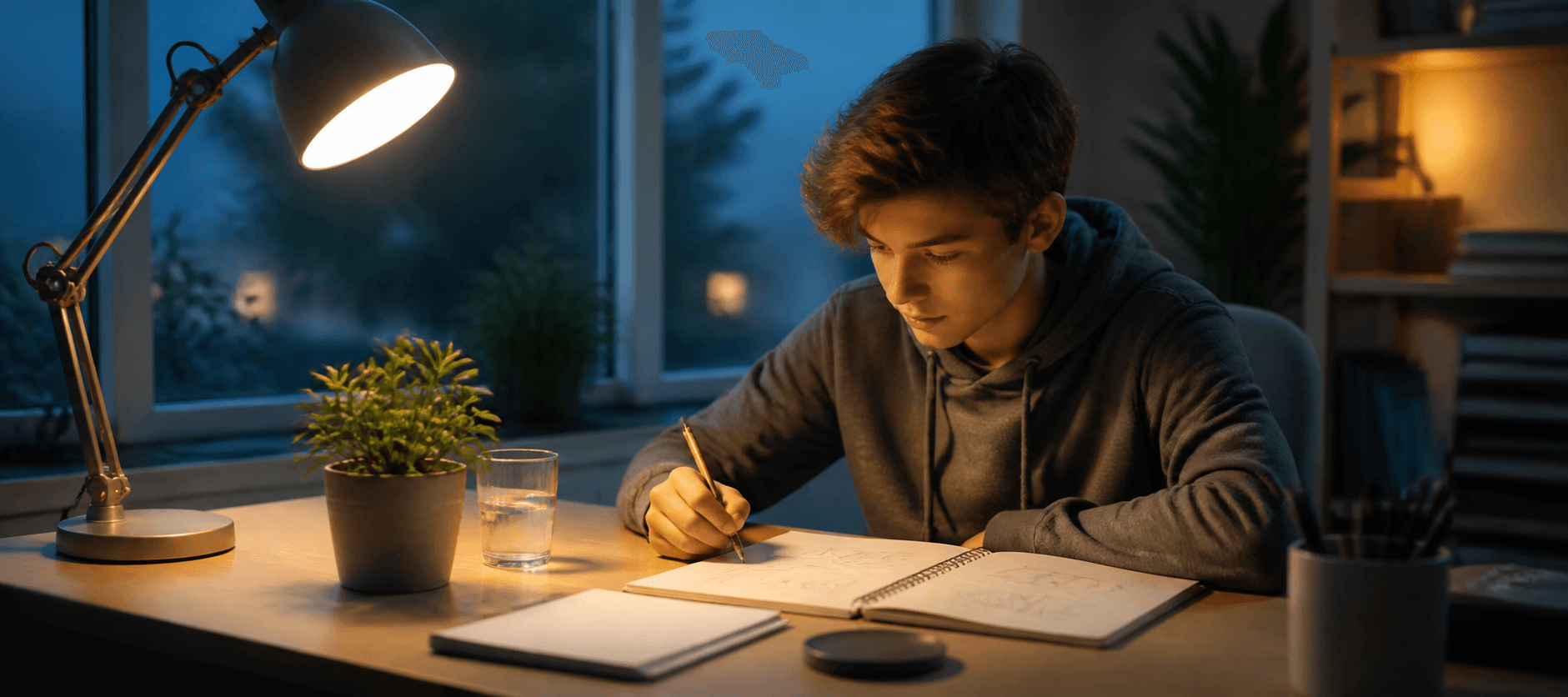 چگونه استرس شب امتحان ریاضی را مدیریت کنیم؟ تکنیکهای آرامش و تمرکز